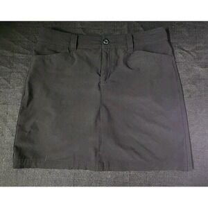 Womens Eddie Bauer Skirt 6 Black Pocket Athletic Outdoor Hiking Tennis Golf NWOT